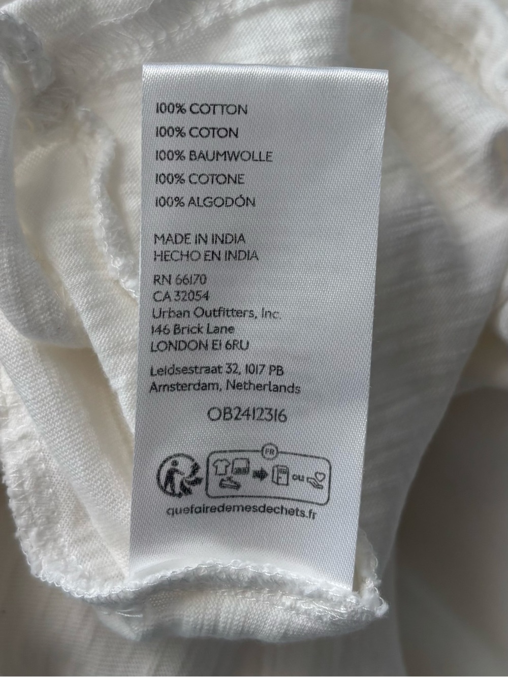 Pilcro Anthropologie Banded Puff Sleeve Cotton Top White Medium Boho cottagecore - Picture 9 of 13